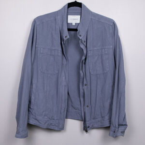 Lucky Brand grey moto jacket-L